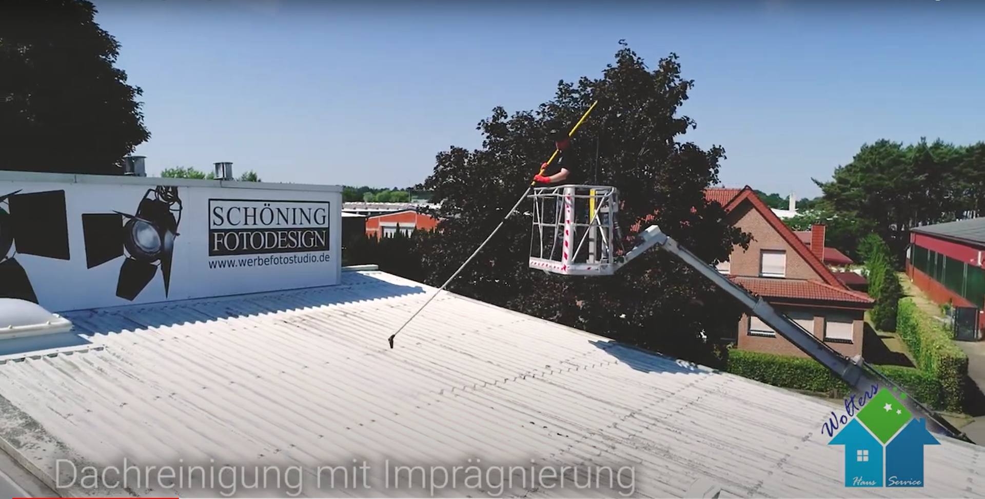 Komplette Dachreinigung f&uuml;r Kunden in Bad Bentheim und Umgebung.